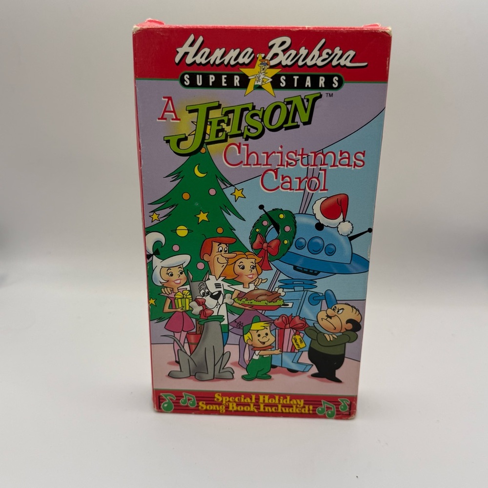 A‎ Jetsons Christmas Carol VHS Hanna-Barbera Super Stars Cartoon Network Vintage